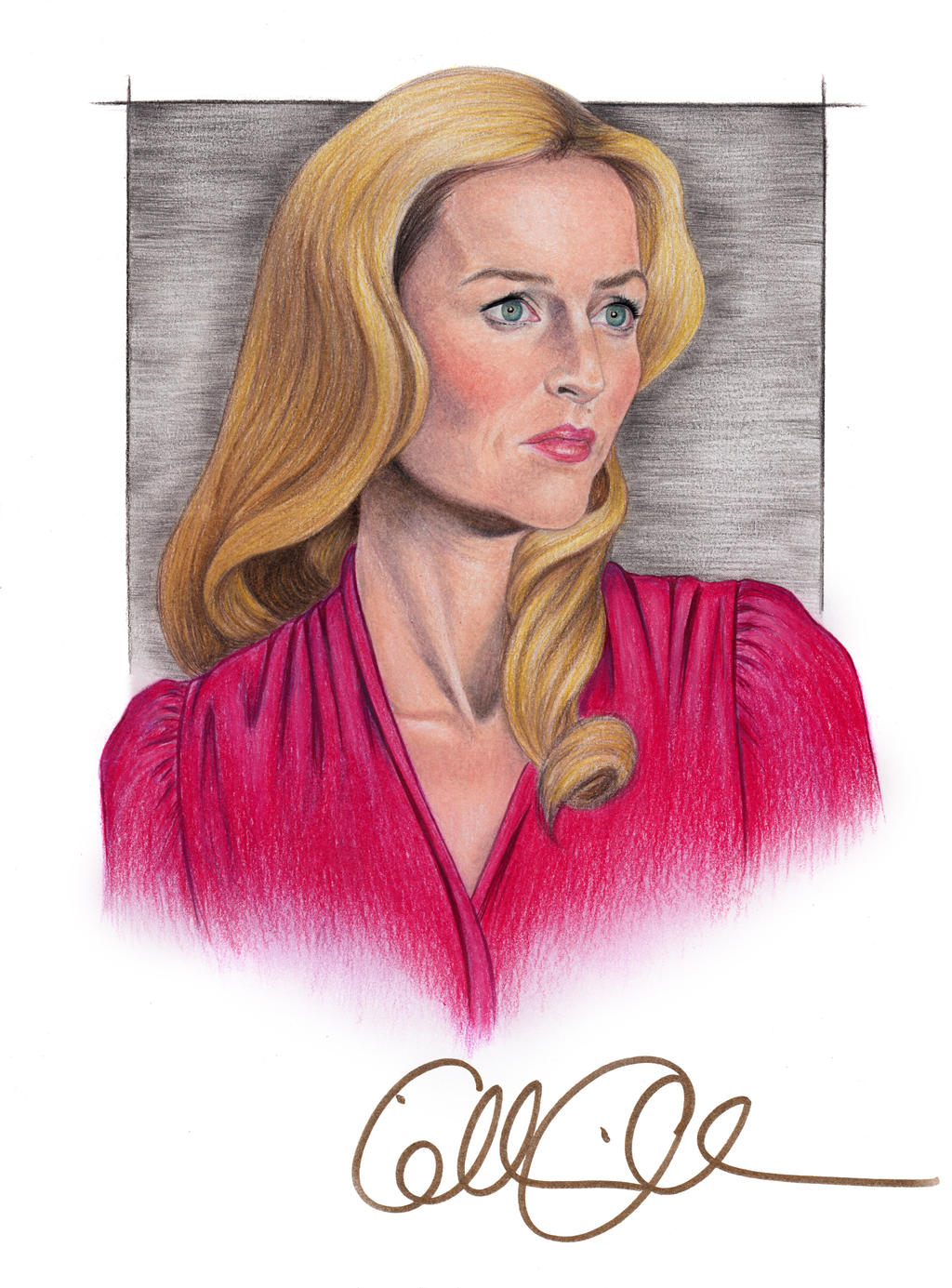 Gillian Anderson nue - Photo leaked